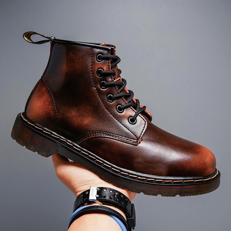 Winston Genuine Leather Boots  - By Qivii