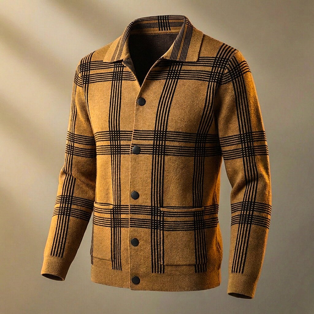Julian Knit Wool Cardigan  - By Qivii