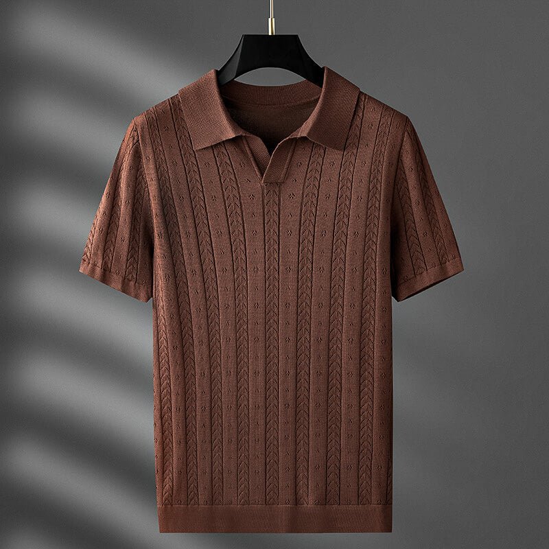 Jerome Prestige Knit Polo  - By Qivii