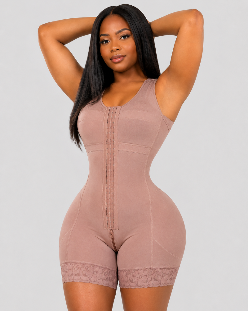 Shapshe® Compression Double Full Body Stage 2 Faja With Bra Shapewear  - By Qivii