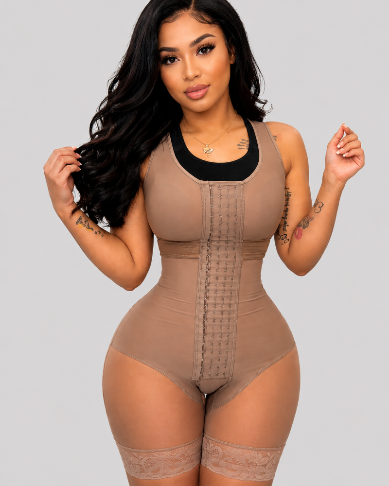Shapshe® High Compression Full Body Colombianas Fajas Tummy Control BBL Shapewear  - By Qivii