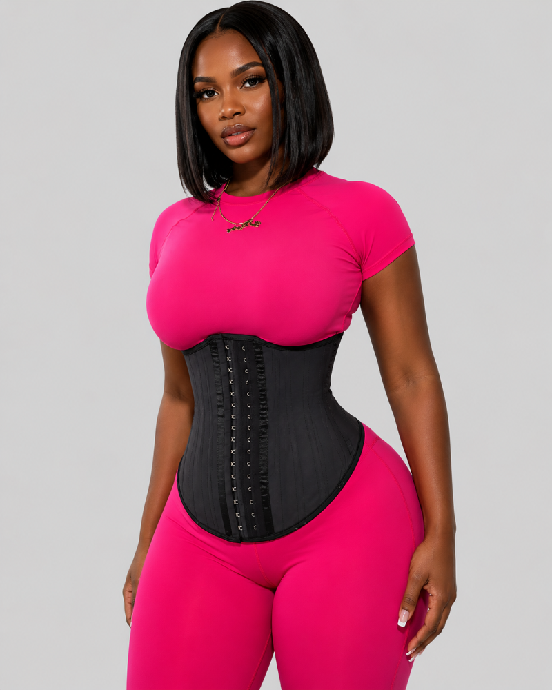 Latex Waist Trainer 25-Steel Boned Binders Corset