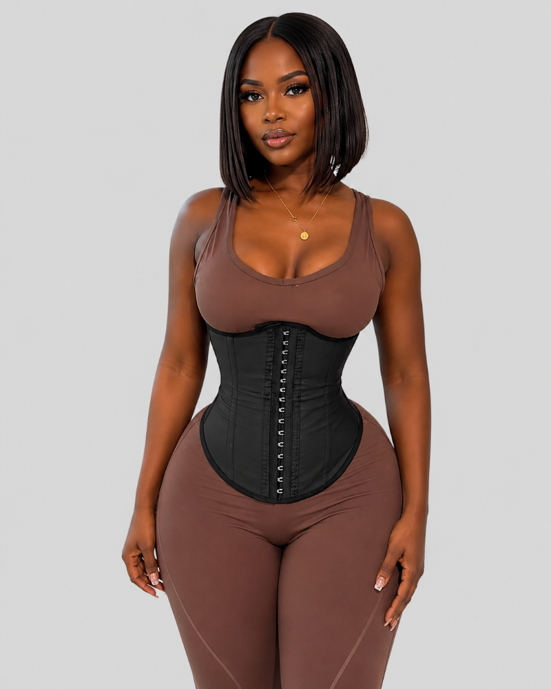 Waist Trainer Faux Leather Slimming Belt