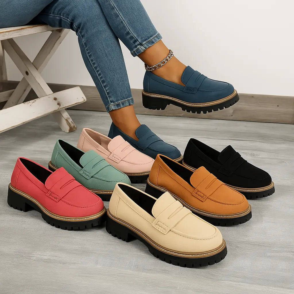 Nadia - Zeitlose Loafers  - By Qivii
