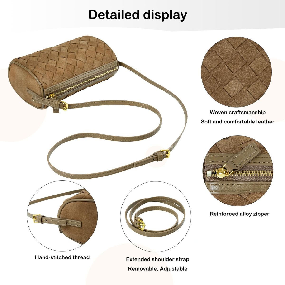 Chic Mini Suede Woven