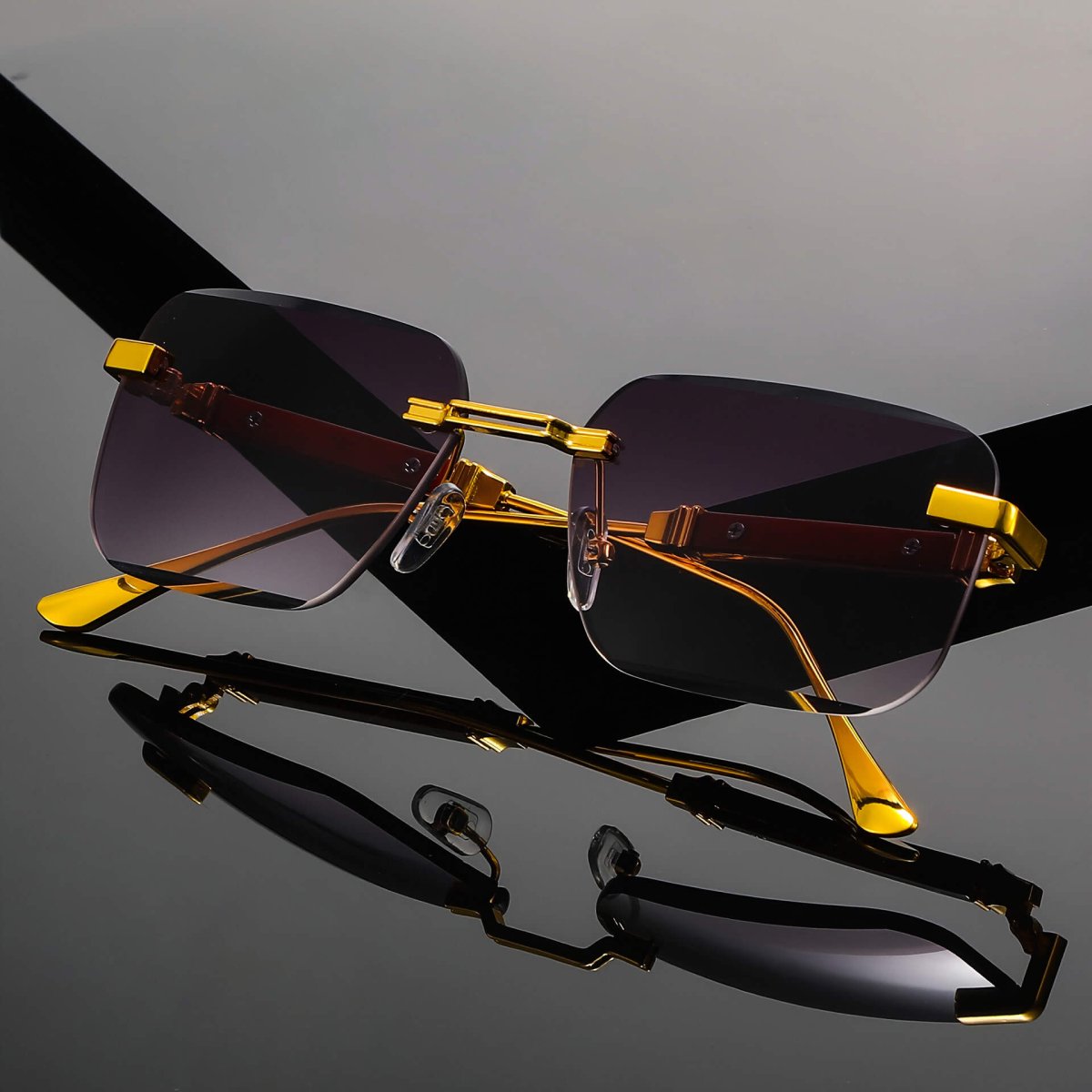 Bruno Valenci Rimless Shades  - By Qivii