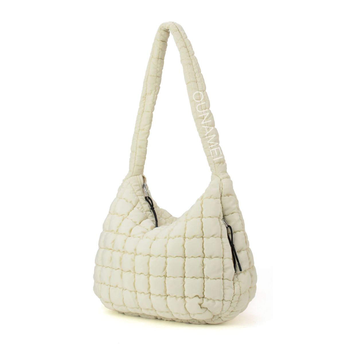 Ounamei Quilted Puffer Hobo Tote Bag for Women | Large Lightweight Carryall Shoulder & Crossbody Bag with Multiple Pockets