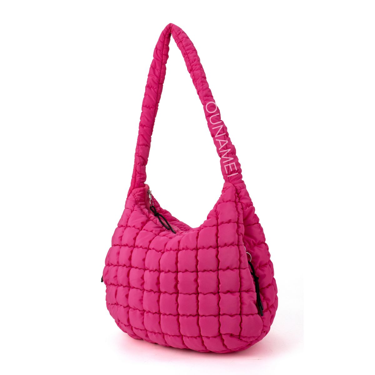 Ounamei Quilted Puffer Hobo Tote Bag for Women | Large Lightweight Carryall Shoulder & Crossbody Bag with Multiple Pockets