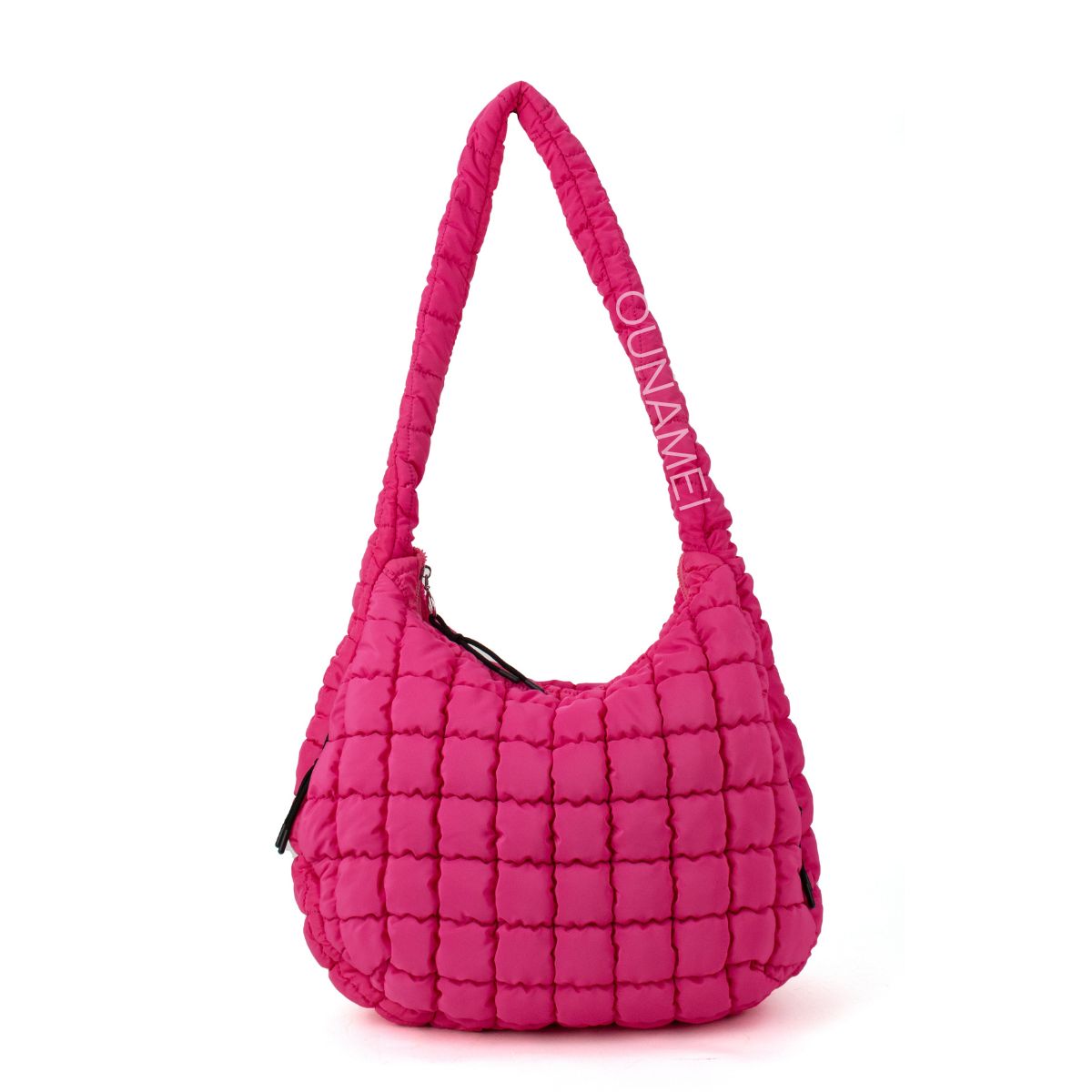 Ounamei Quilted Puffer Hobo Tote Bag for Women | Large Lightweight Carryall Shoulder & Crossbody Bag with Multiple Pockets