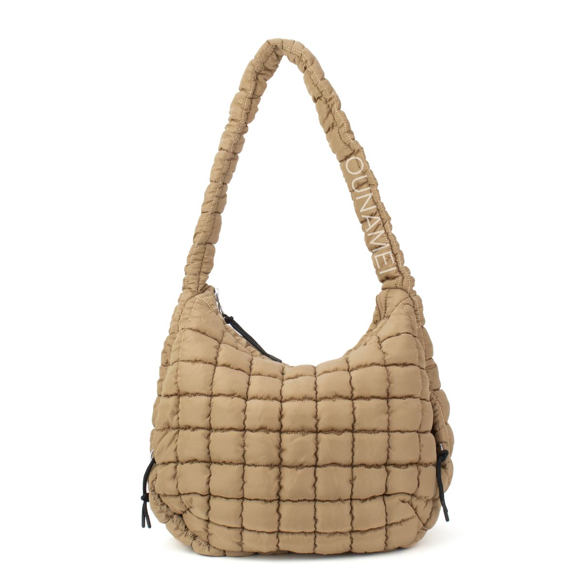 Ounamei Quilted Puffer Hobo Tote Bag for Women | Large Lightweight Carryall Shoulder & Crossbody Bag with Multiple Pockets