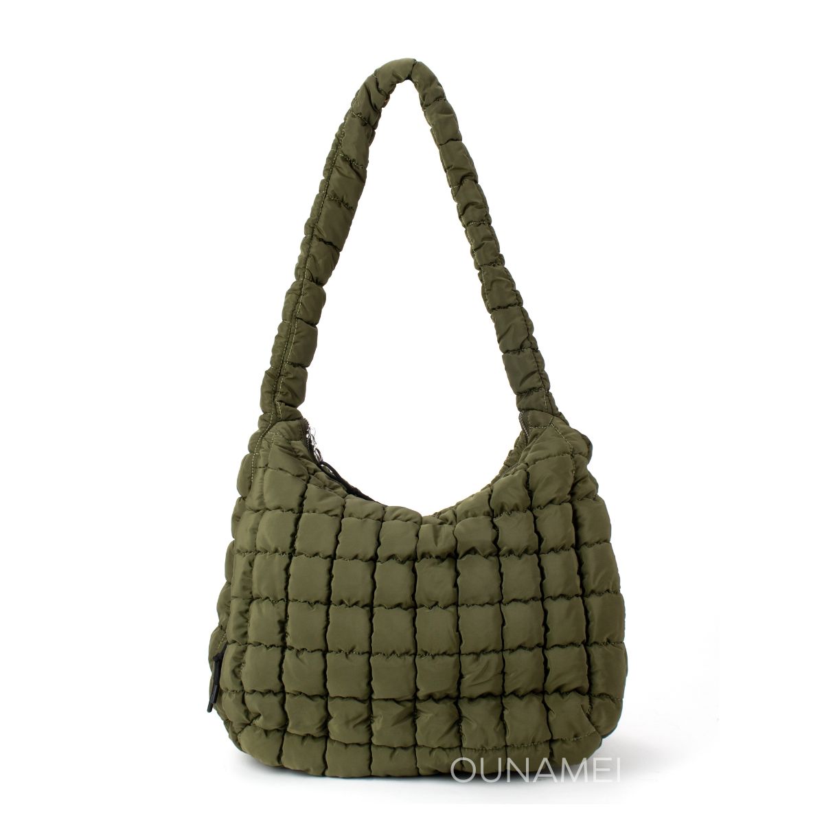 Ounamei Quilted Puffer Hobo Tote Bag for Women | Large Lightweight Carryall Shoulder & Crossbody Bag with Multiple Pockets