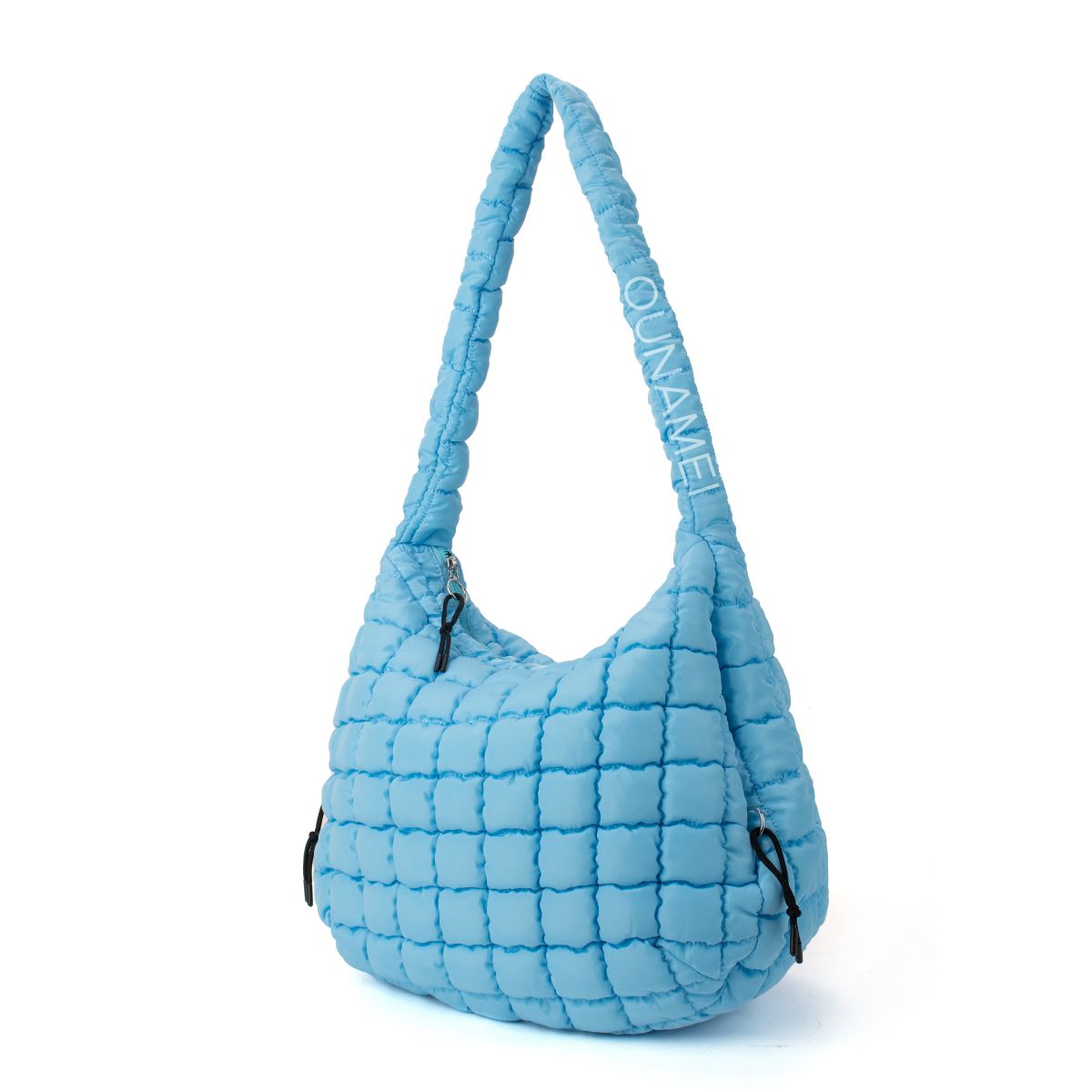 Ounamei Quilted Puffer Hobo Tote Bag for Women | Large Lightweight Carryall Shoulder & Crossbody Bag with Multiple Pockets