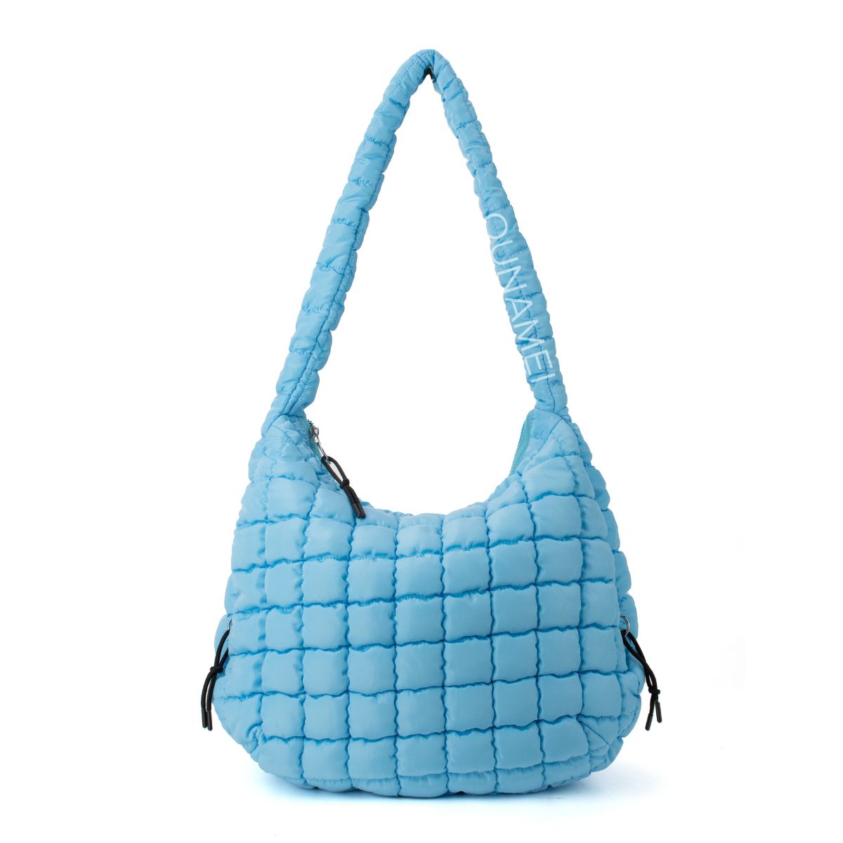 Ounamei Quilted Puffer Hobo Tote Bag for Women | Large Lightweight Carryall Shoulder & Crossbody Bag with Multiple Pockets