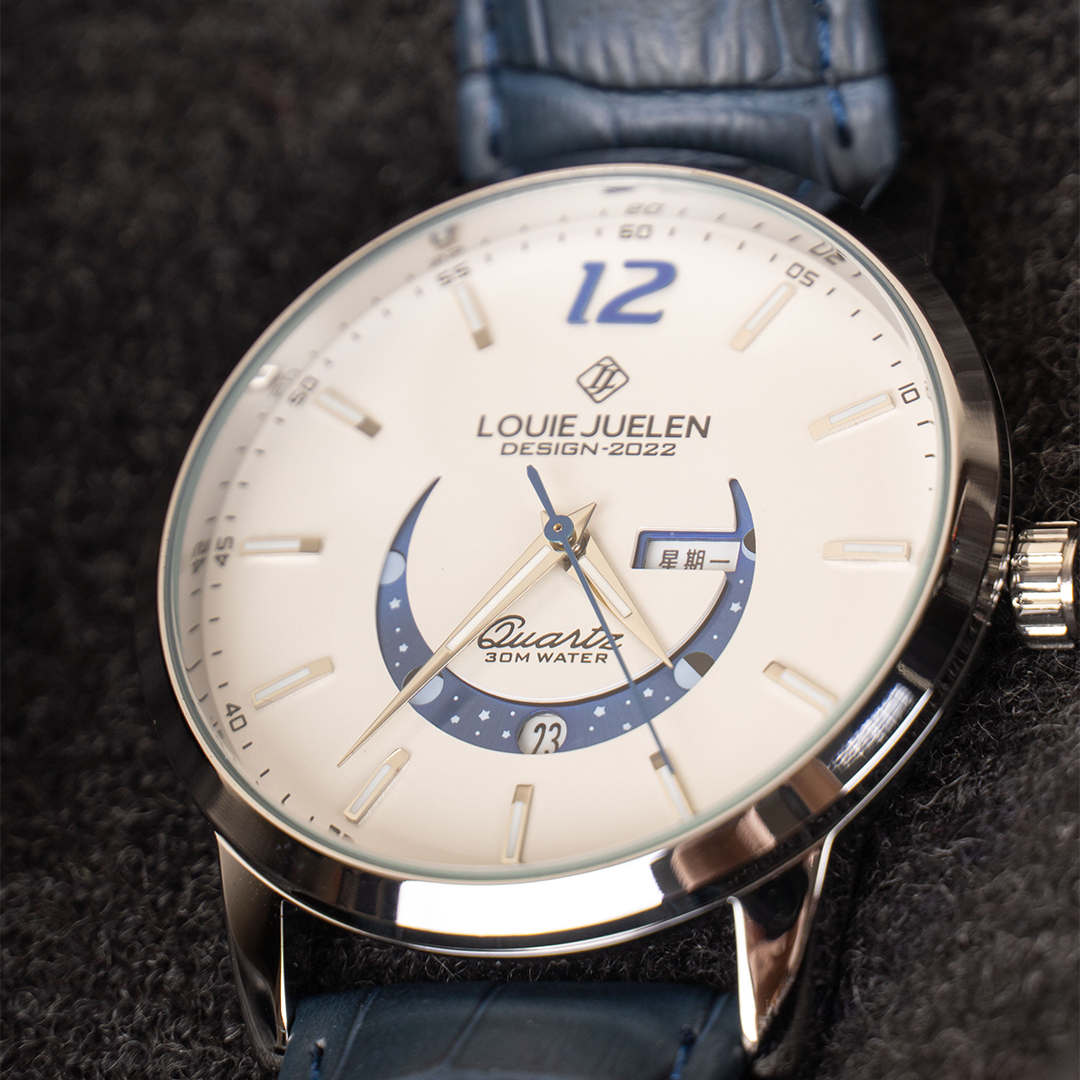 Chique Maanfase Horloge  - By Qivii