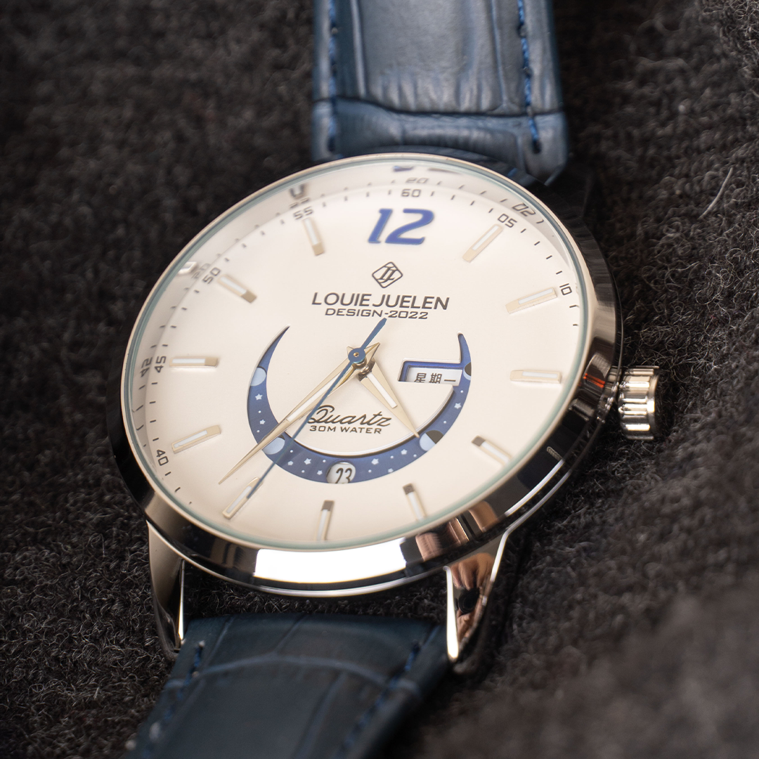 Chique Maanfase Horloge  - By Qivii