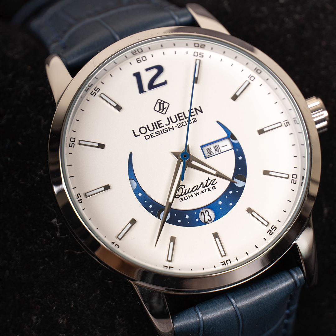 Chique Maanfase Horloge  - By Qivii