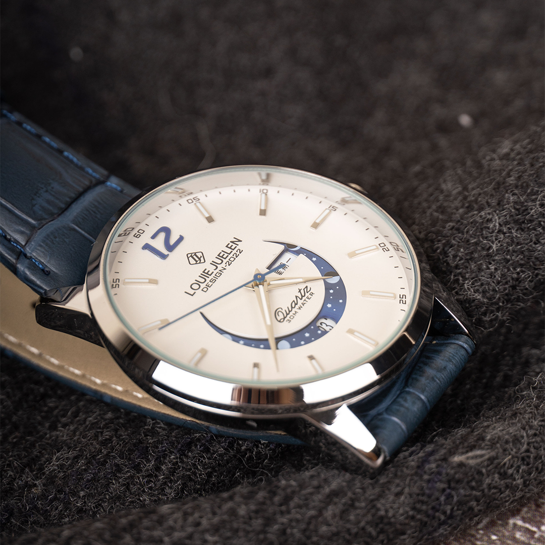 Chique Maanfase Horloge  - By Qivii