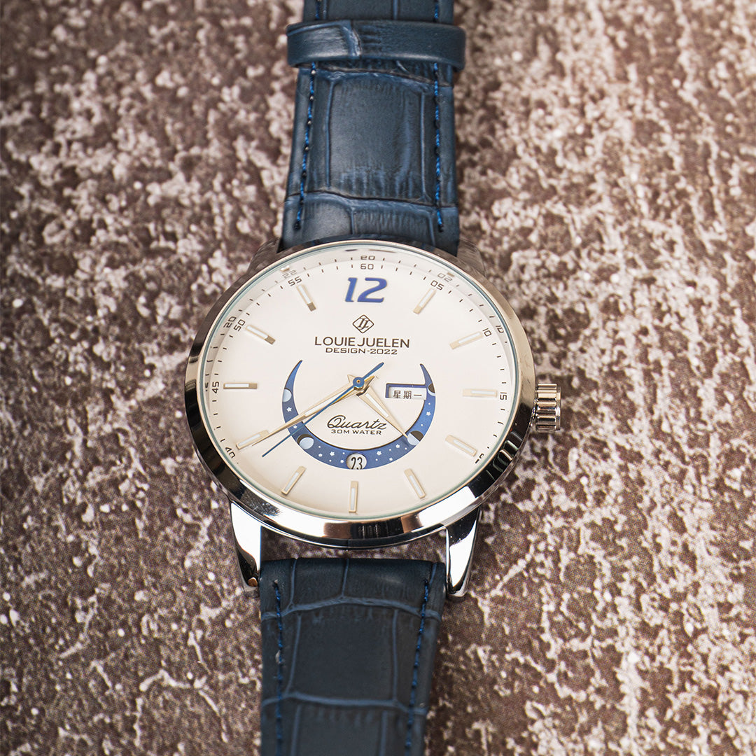 Chique Maanfase Horloge  - By Qivii
