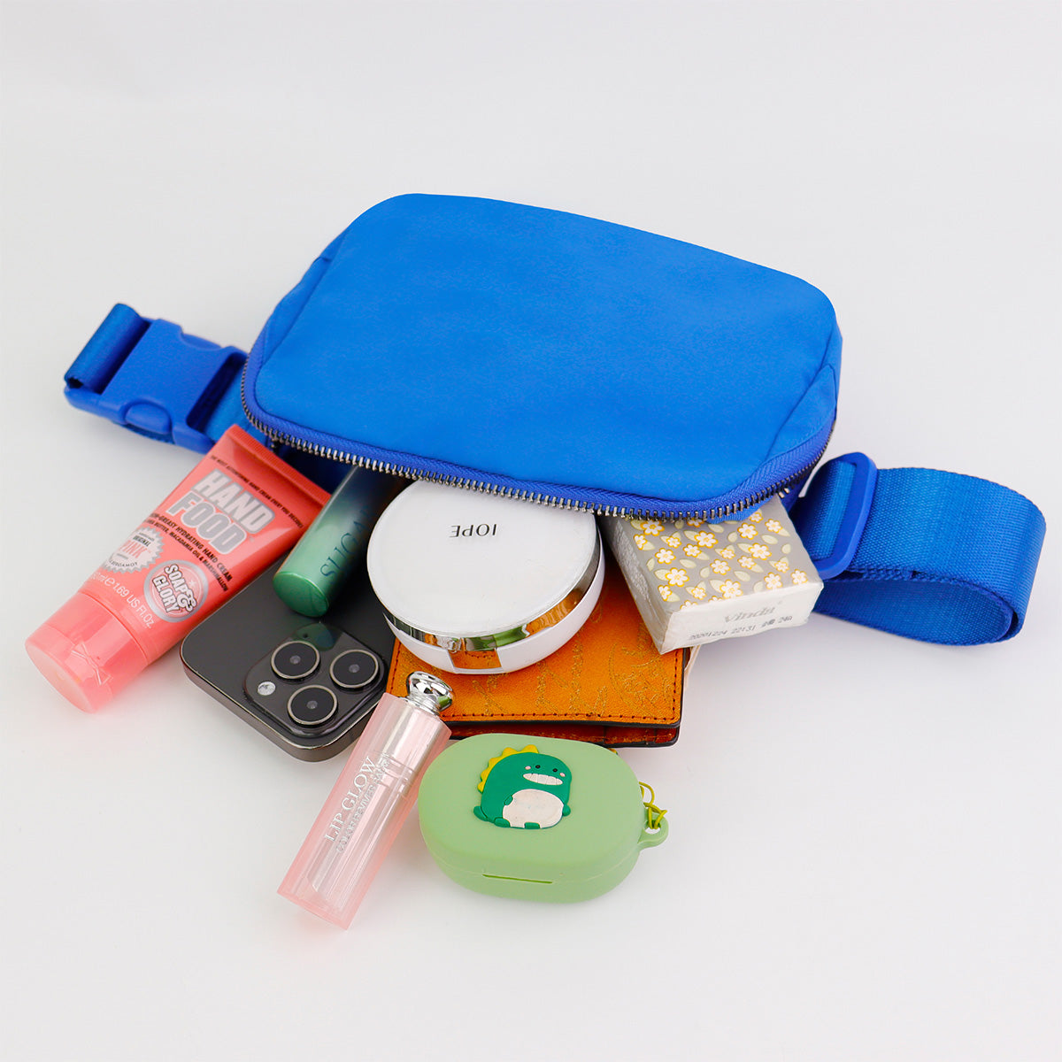 Dazzling Nylon Belt Bag