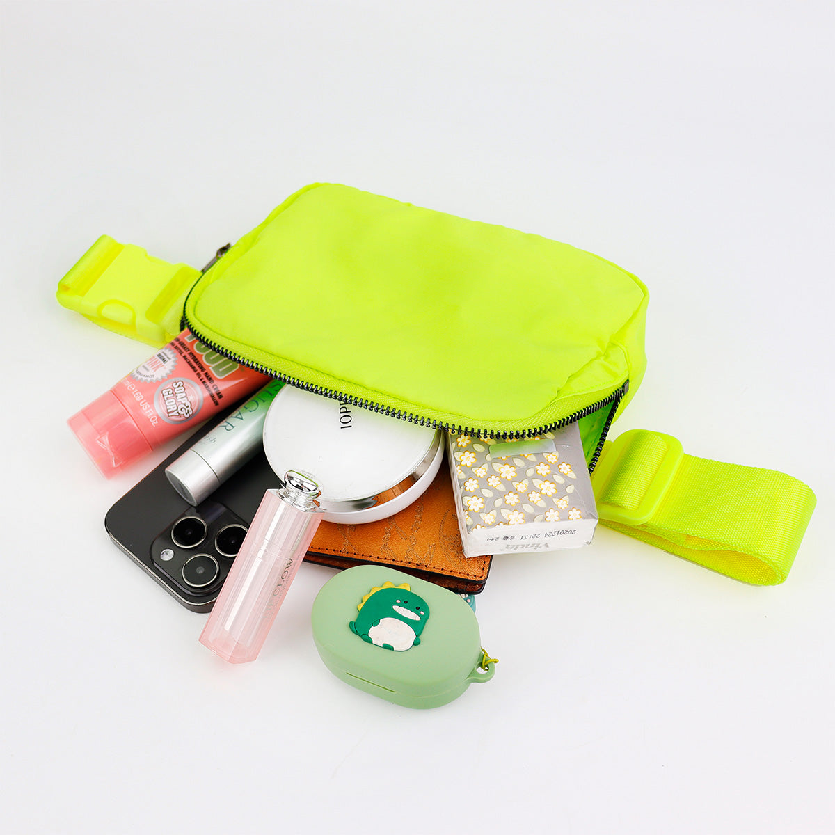 Dazzling Nylon Belt Bag