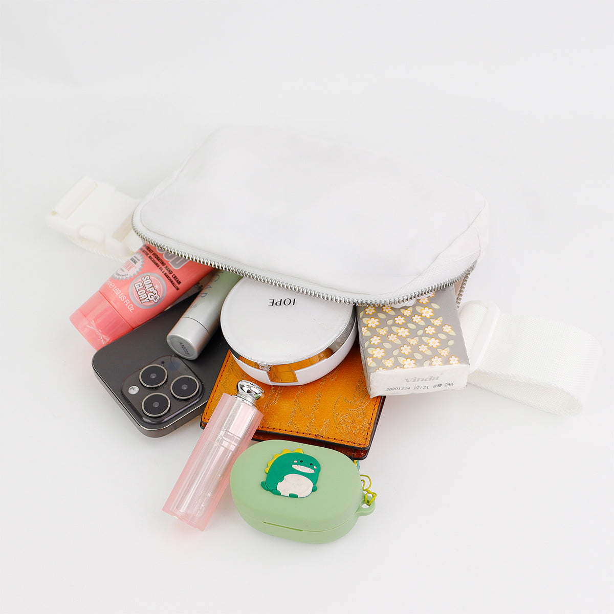Dazzling Nylon Belt Bag