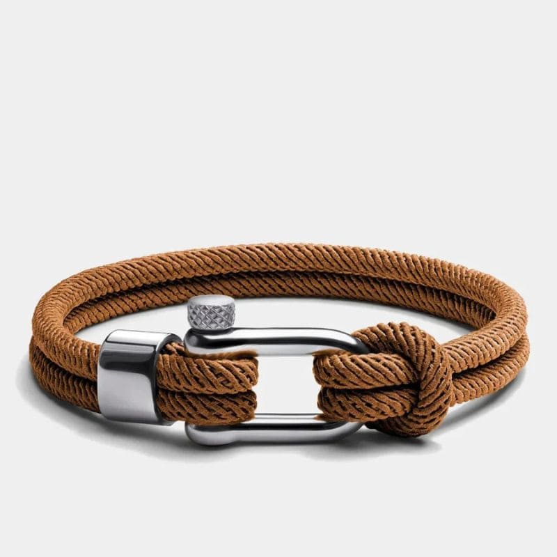 Khaki Rope Bracelet Malibu  - By Qivii