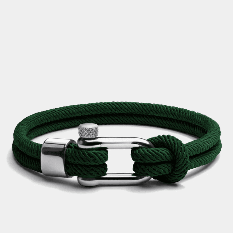 Green Rope Bracelet Malibu  - By Qivii