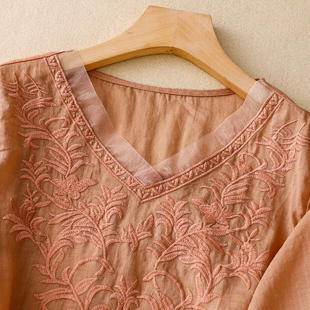 Daisy Cotton-Linen Shirt  - By Qivii