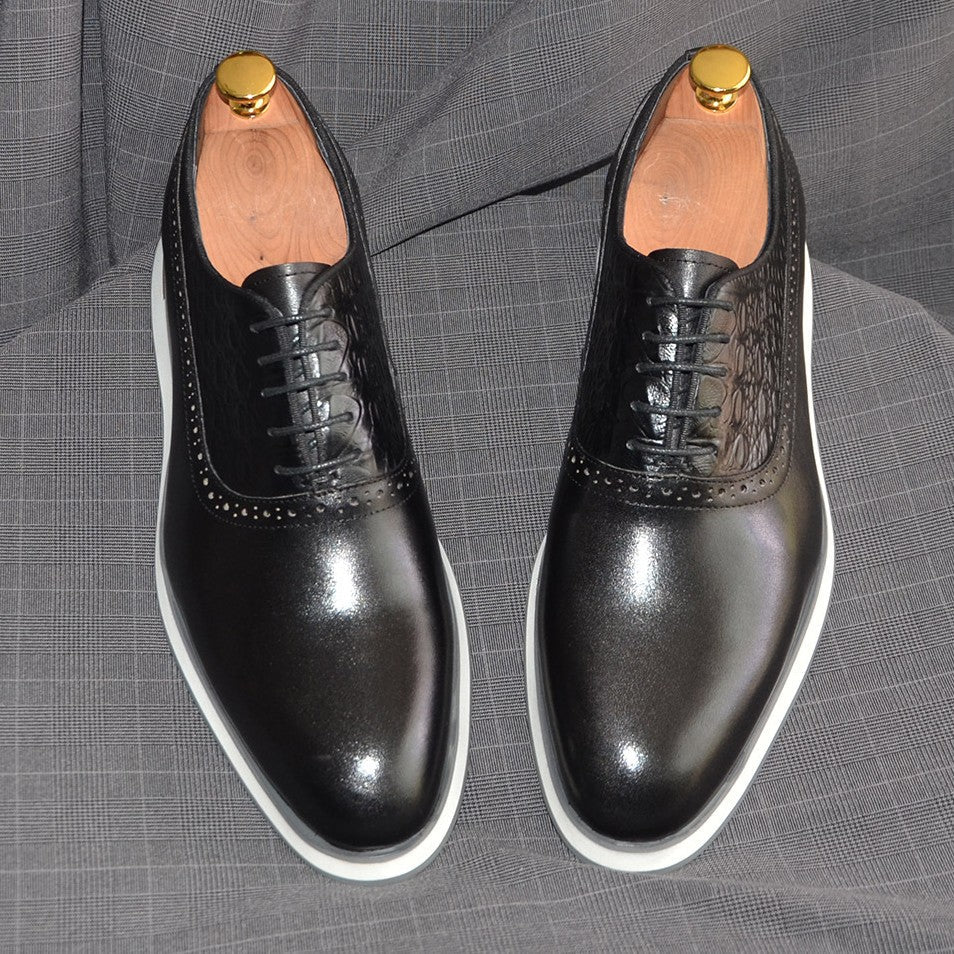 Crestwood Genuine Leather Oxfords
