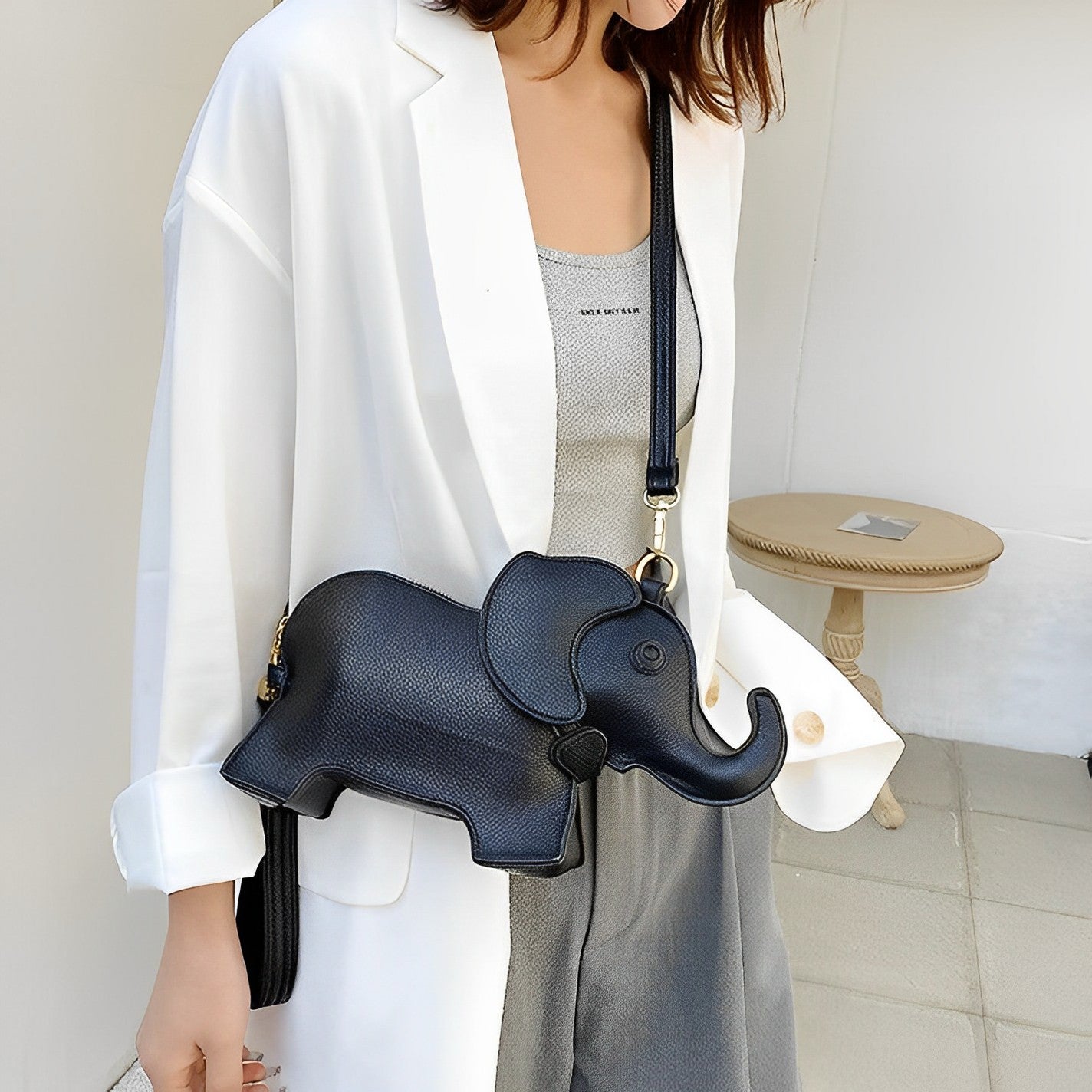 Elly | Mini Elephant Bag  - By Qivii