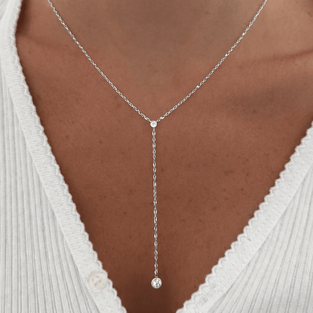 Falling Star Lariat Necklace | By Qivii