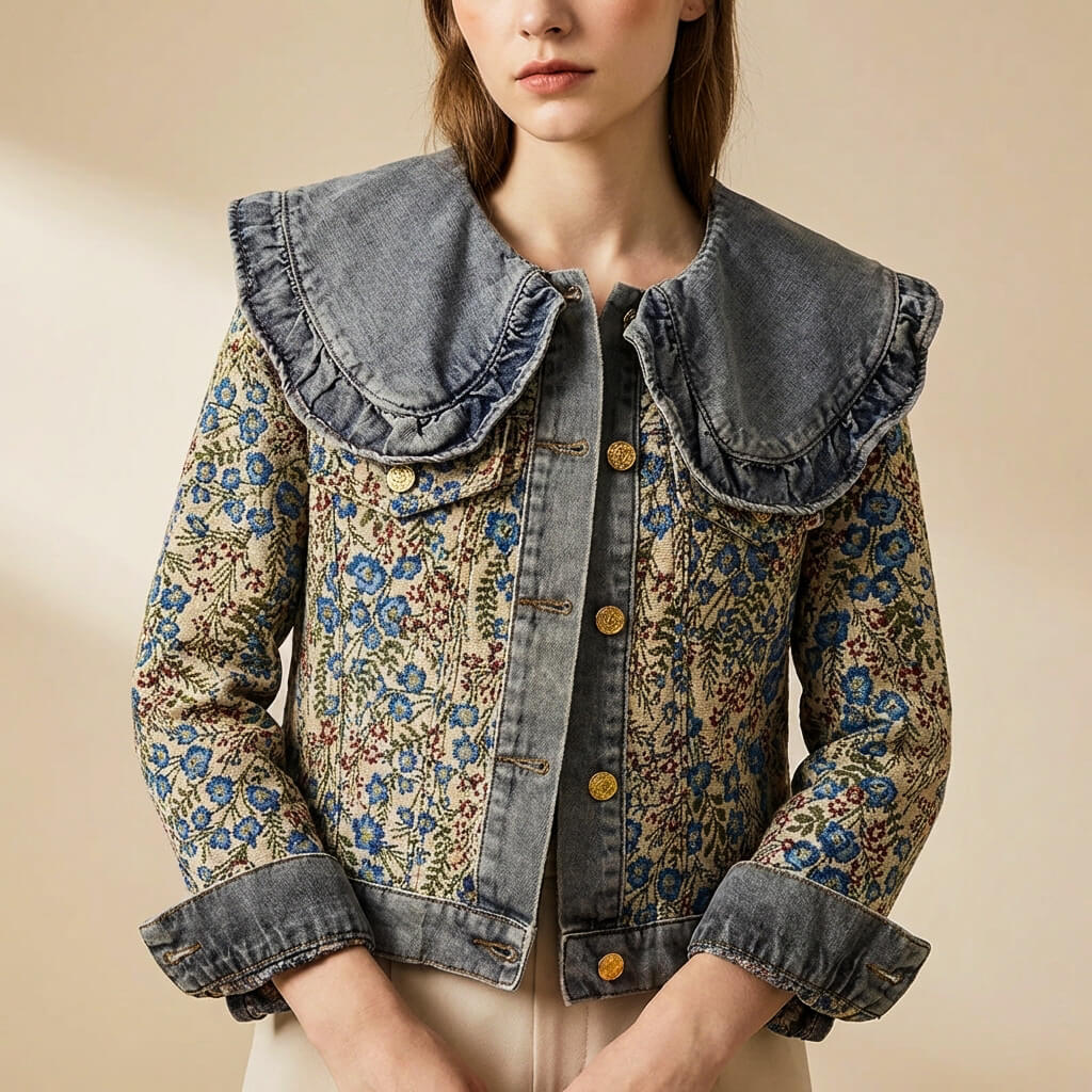 Juliette Couture Denim Jacket  - By Qivii