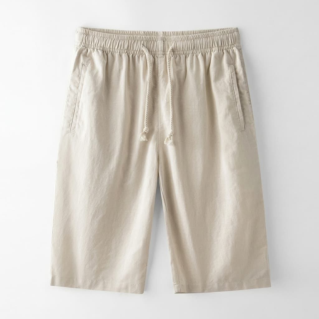 Cortina Drawstring Linen Shorts