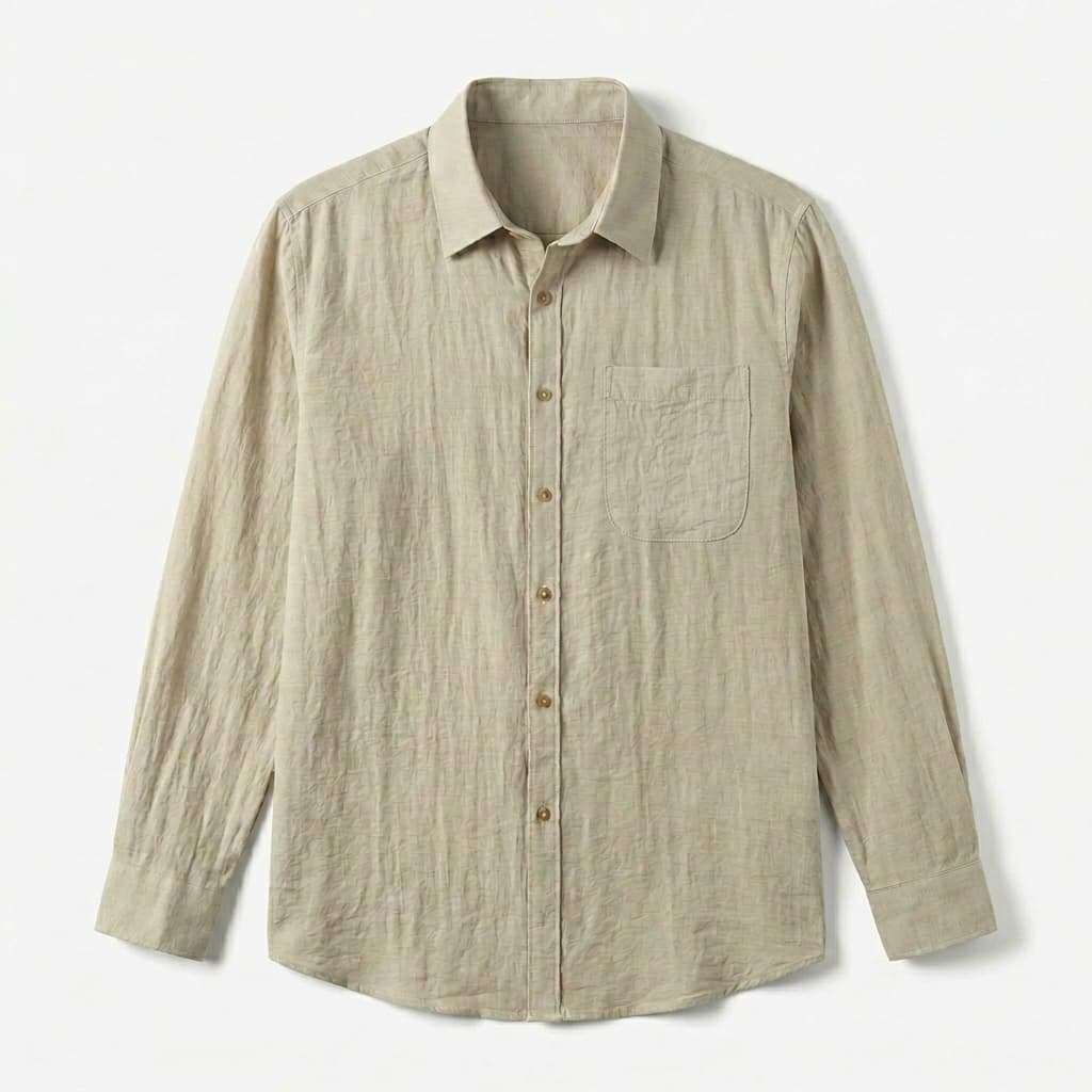 Antibes Long-Sleeve Linen Shirt