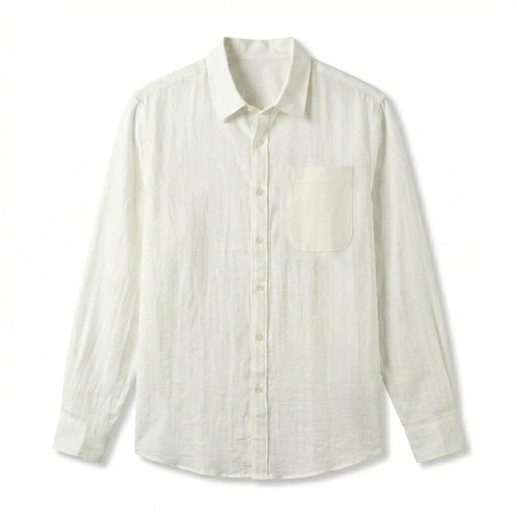 Antibes Long-Sleeve Linen Shirt