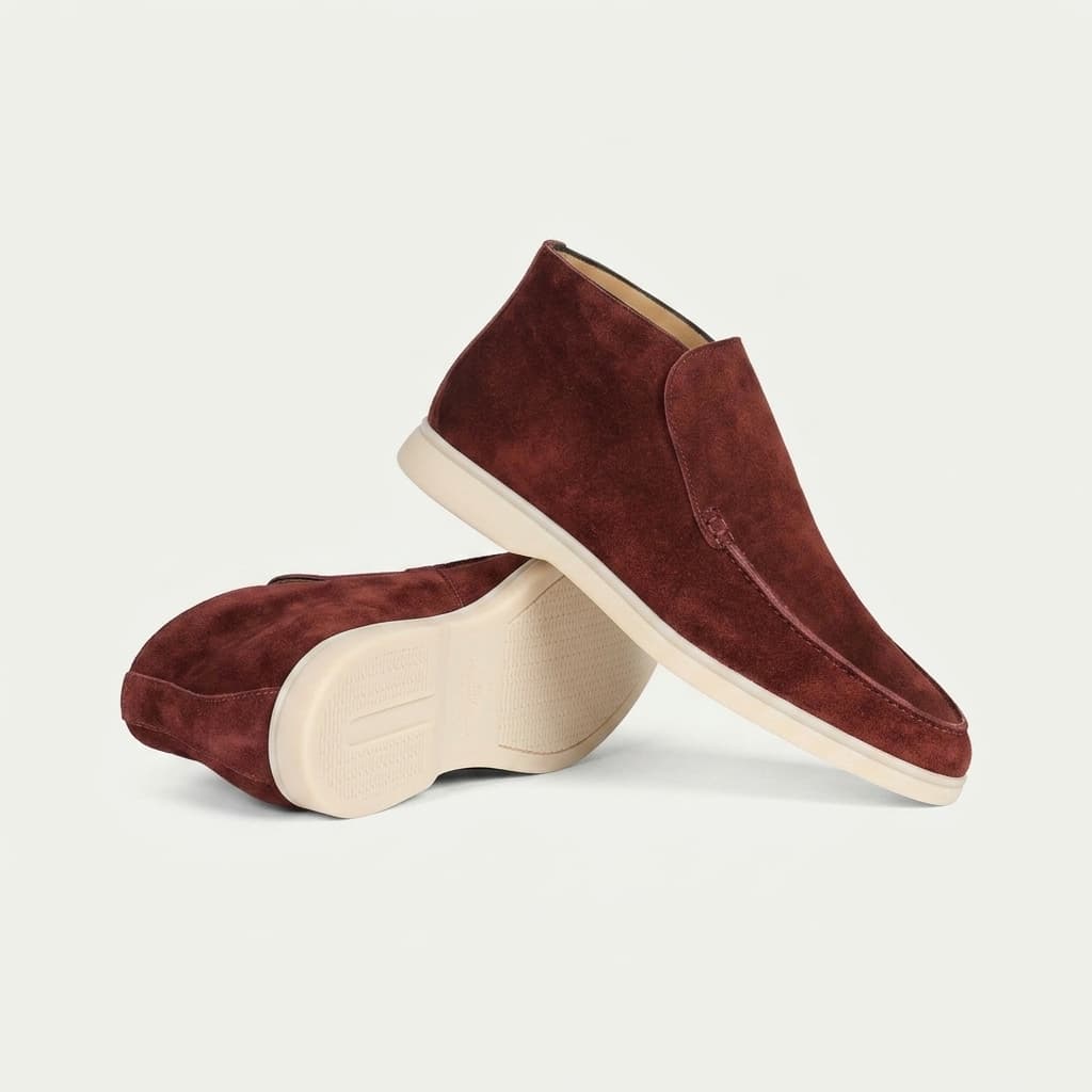 Portofino Suede Hi-Top Loafer