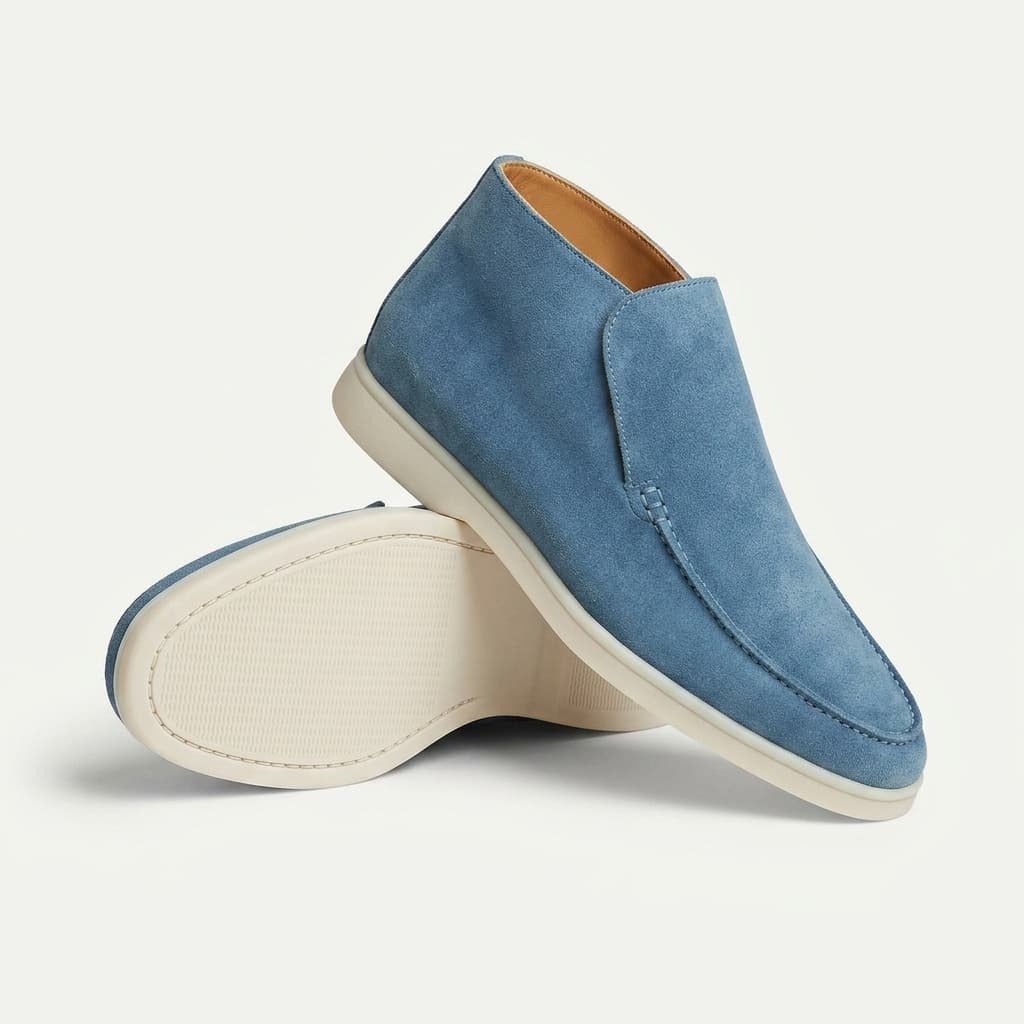 Portofino Suede Hi-Top Loafer