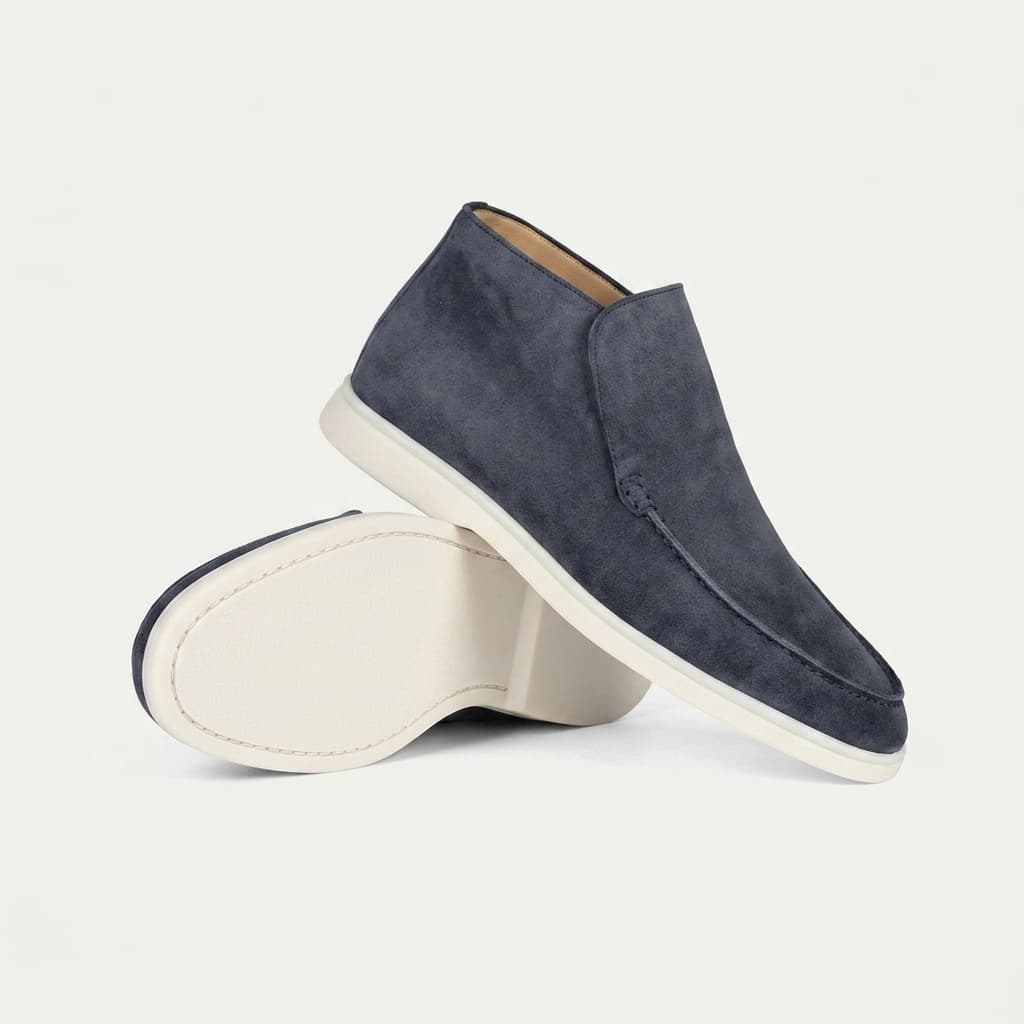 Portofino Suede Hi-Top Loafer