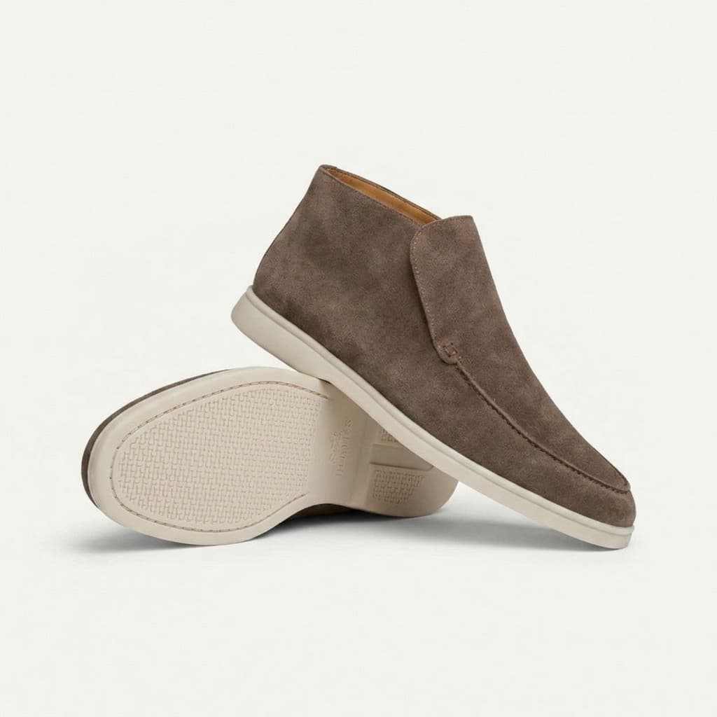 Portofino Suede Hi-Top Loafer