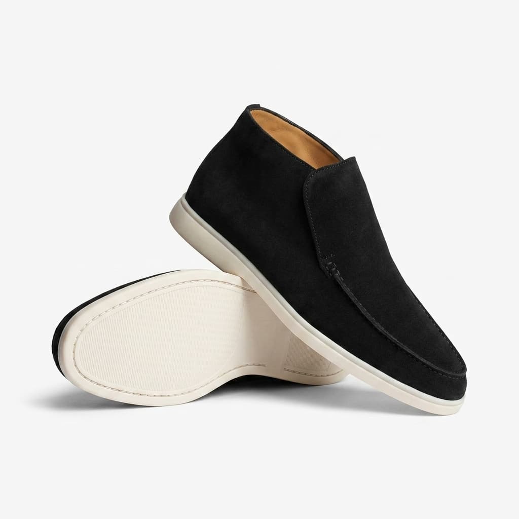 Portofino Suede Hi-Top Loafer