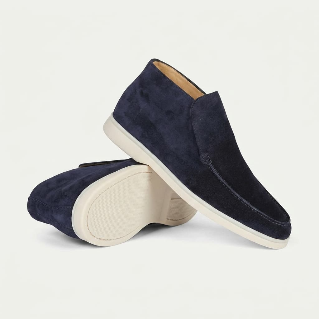 Portofino Suede Hi-Top Loafer