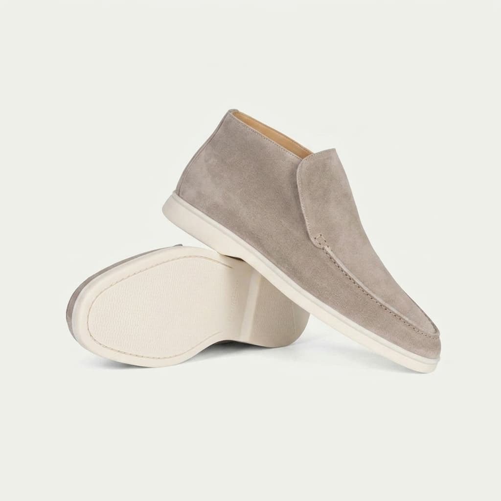 Portofino Suede Hi-Top Loafer