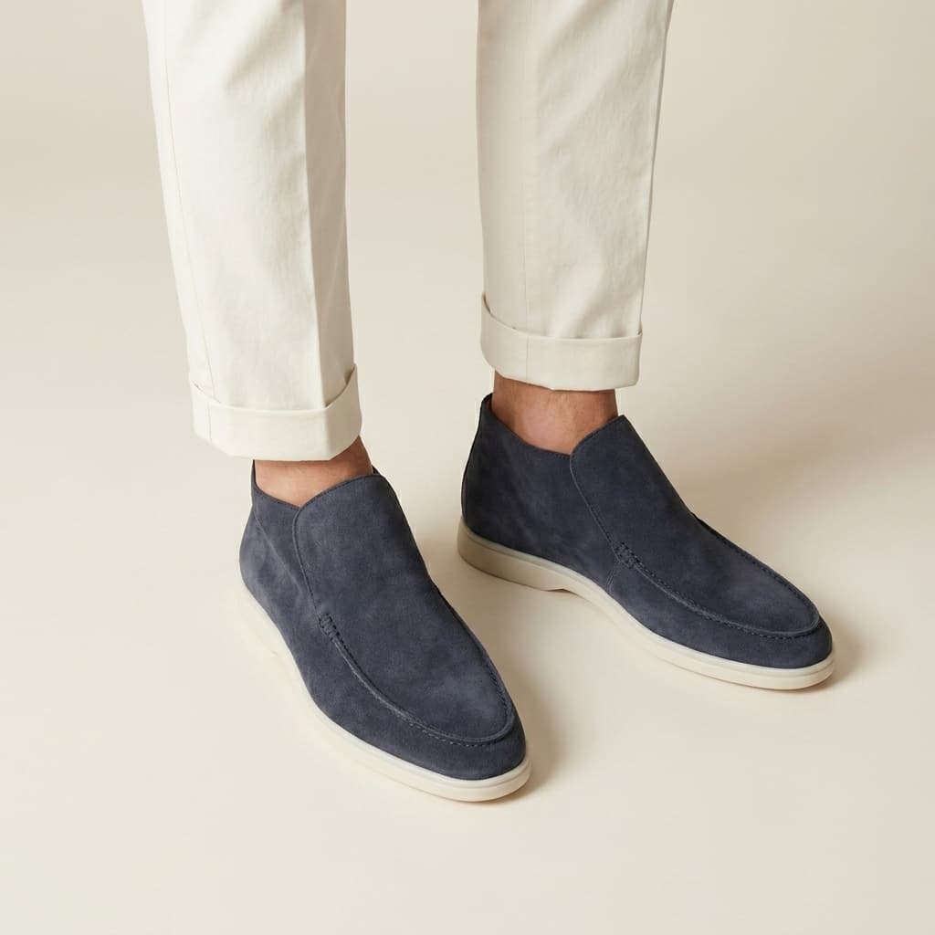 Portofino Suede Hi-Top Loafer