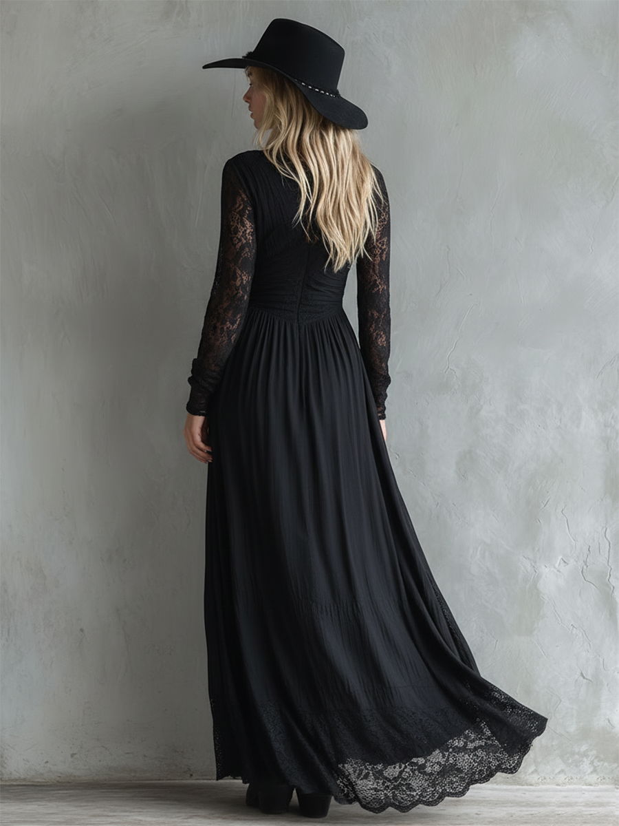 midnight blue formal dresses Navy luxury satin wrap dress | gown | Wedding guest dress barbie main image 1