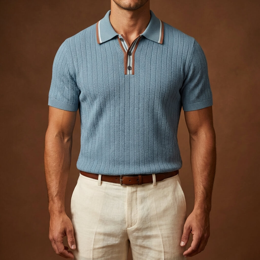 Amalfi Azure Knit