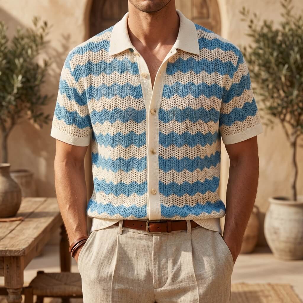 St. Tropez Jacquard Polo