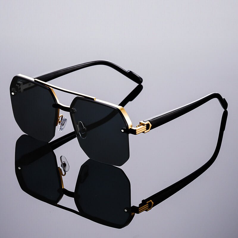 Milano Semi-Rimless Vintage Shades  - By Qivii