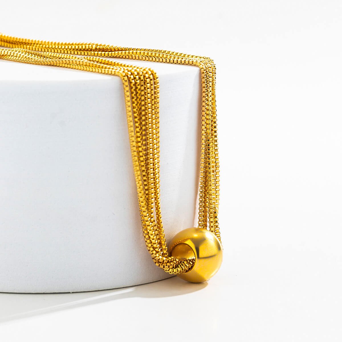 Aria Elegant Sphere Necklace  - By Qivii