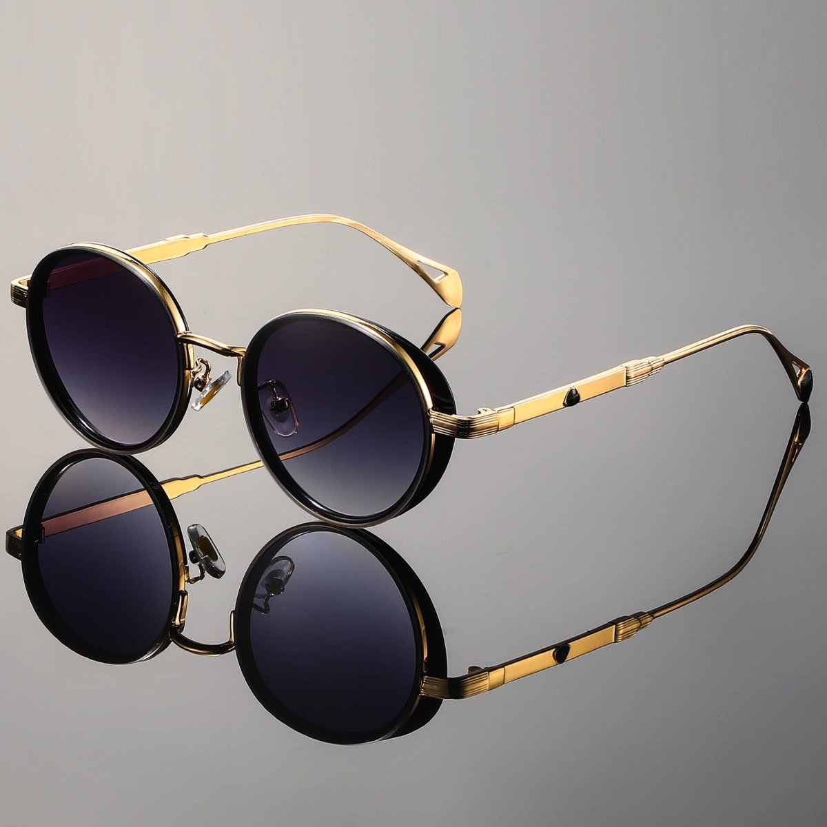Carter Round Retro Shades  - By Qivii