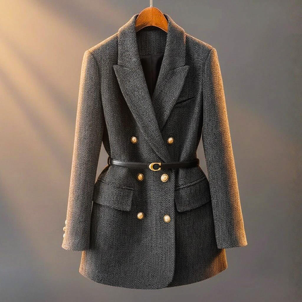 Coraline Couture Wool Blazer  - By Qivii